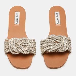 Steve Madden Adore Rhinestone Sandals NWT